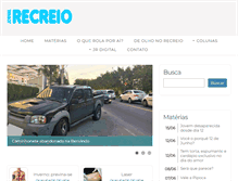 Tablet Screenshot of jornaldorecreio.com.br